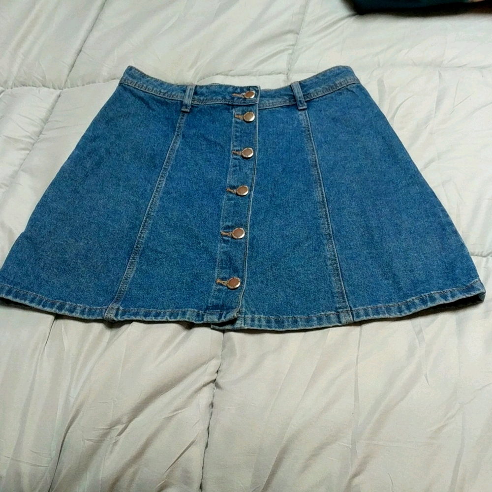 Denim skirt Divided H&M